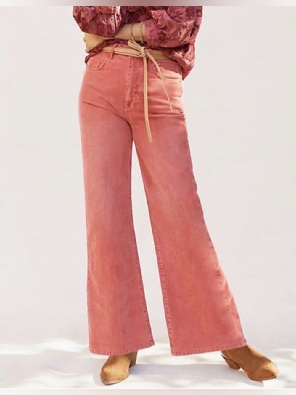 Anthropologie Pilcro The Annie Wide Leg Corduroys Sz 25
